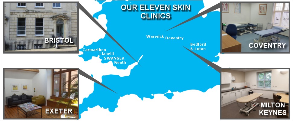 Skin Beautiful Clinics locations across UK